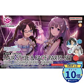 【エントリーでP10倍】バンダイスピリッツ 30MS アイドルマスターシャイニーカラーズ オプションヘアスタイル&フェイスパーツセット 三峰結華/幽谷霧子 プラモデル パーツ カスタマイズ 新品 正規品 【RSL】
