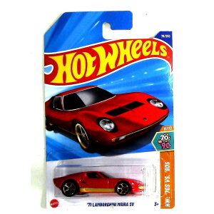 �}�e�� �z�b�g�E�B�[�� Hot Wheels �x�[�V�b�N�J�[ '71 Lamborghini Miura SV �yHYX22�z �V�i ���K�i