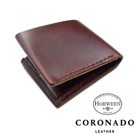 CORONADO LEATHER(コロナドレザー)【MADE IN U.S.A】ALL LEATER WALLET(アメリカ製オールレザーウォレット) HORWEEN CHROMEXCEL LEATHER / HORSE HIDE(クロームエクセルレザー ホースハイド) BURGUNDY