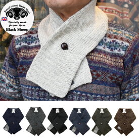 BLACK SHEEP(ブラックシープ) 【MADE IN ENGLAND】 BUTTONUP SCARF(イギリス製 ボタンナップ スカーフ)