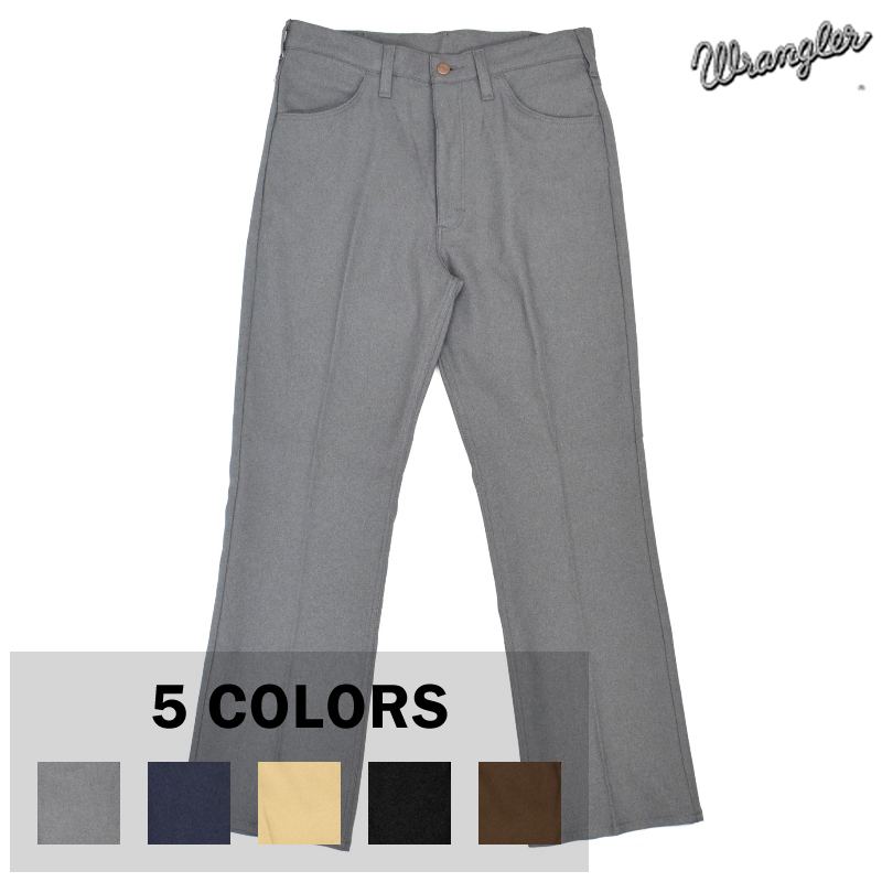 楽天市場】【5 COLORS】WRANGLER(ラングラー) FLARE PANTS(フレア 
