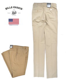 BILLS KHAKIS(ビルズカーキ) 【MADE IN U.S.A】M3 STRAIGHT FIT CHINO TROUSER(アメリカ製 ストレートフィット チノトラウザー/チノパン) 8.5oz MILITARY CHINO MODEL(ミリタリーチノモデル)