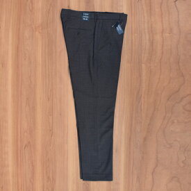 J.CREW(ジェイクルー) NO TUCK SUMMER WOOL TROUSER (ノータックウールトラウザー) CHARCOAL GREY