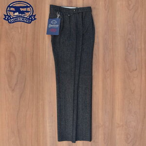 BARNSTORMER(�o�[���X�g�[�}�[) 1260P HERRINGBONE TWEED McARTHUR2 2TUCK TROUSER(�w�����{�[���c�C�[�h �}�b�J�[�T�[2 2�^�b�N �g���E�U�[) WOOL(�E�[��) GREY(018)