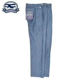 BARNSTORMER(バーンストーマー) 1980PD MARINE PANTS(マリンパンツ) CHAMBRAY(シャンブレー) (076 IND)