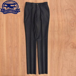 BARNSTORMER(�o�[���X�g�[�}�[) 1100P NO TUCK DRESS WOOL TROUSER (�m�[�^�b�N�h���X�E�[���g���E�U�[) SAXONY FLANNEL (�T�L�\�j�[�t�����l��) (018 GREY)