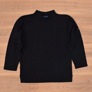 SAINT JAMES(�Z���g�W�F�[���X) �yMADE IN FRANCE�zGIENS II MOCK-NECK BASQUE SHIRT(�t�����X�� ���b�N�l�b�N�o�X�N�V���c) NOIR(BLACK)
