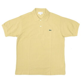 FRANCE LACOSTE(直輸入フランスラコステ) #L1212 S/S PIQUE POLOSHIRTS(半袖 鹿の子 ポロシャツ) BEIGE(02S)