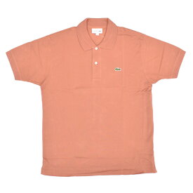 FRANCE LACOSTE(直輸入フランスラコステ) #L1212 S/S PIQUE POLOSHIRTS(半袖 鹿の子 ポロシャツ) MARRON CLAIR(I1K)