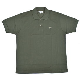 FRANCE LACOSTE(直輸入フランスラコステ) #L1212 S/S PIQUE POLOSHIRTS(半袖 鹿の子 ポロシャツ) VERT KHAKI(HCF)