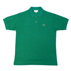 JAPAN LACOSTE(ジャパンラコステ) L1212 S/S PIQUE POLOSHIRTS(半袖 鹿の子 ポロシャツ) GREEN(APF)