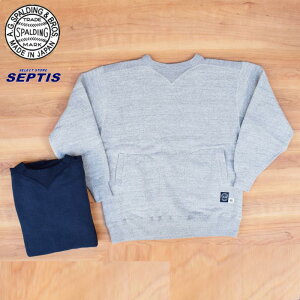A.G.SPALDING (X|fBO) SEPTISʒyMADE IN JAPANzFOOTBALL SWEAT SHIRTS(tbg{[ XEFbgVc) ݕ҂ݗѐn