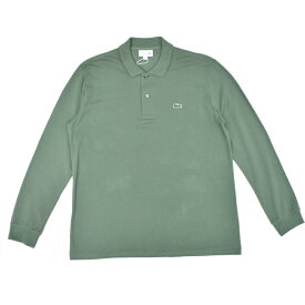JAPAN LACOSTE(ジャパンラコステ) L1312 L/S PIQUE POLOSHIRTS(長袖 鹿の子 ポロシャツ) SMI(GREEN)