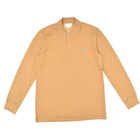 JAPAN LACOSTE(ジャパンラコステ) L1312 L/S PIQUE POLOSHIRTS(長袖 鹿の子 ポロシャツ) DPC(LIGHT BROWN)