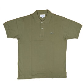 FRANCE LACOSTE(直輸入フランスラコステ) #L1212 S/S PIQUE POLOSHIRTS(半袖 鹿の子 ポロシャツ) VERT KAKI(KHAKI OLIVE) (BMY)