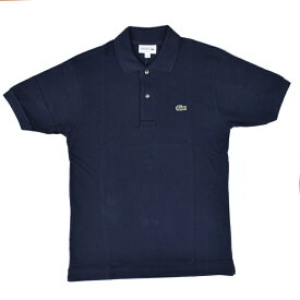 FRANCE LACOSTE(直輸入フランスラコステ) #L1212 S/S PIQUE POLOSHIRTS(半袖 鹿の子 ポロシャツ) NAVY(166)