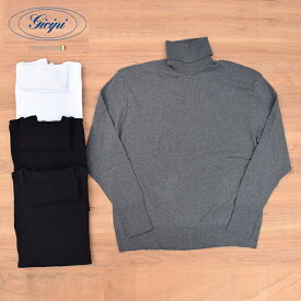 GICIPI(ジチピ) 【MADE IN ITALY】 INTERLOCK COTTON SOFT TURTLE NECK(インターロック コットンソフト タートルネック) "TIGRE"（ティーグレ）2202A