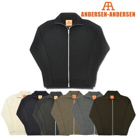 【7 COLOR】ANDERSEN-ANDERSEN(アンデルセン アンデルセン) "THE-NAVY" FULL ZIP SWEATER(フルジップセーター/カーディガン) 正規代理店取扱品