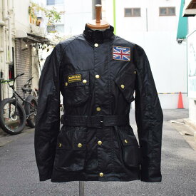 BARBOUR INTERNATIONAL(バブアー インターナショナル) UNION JACK INTERNATIONAL JACKET (ユニオンジャック インターナショナルジャケット) OILD JACKET(オイルドジャケット) BLACK [MWX0068BK91]