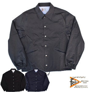 FELCO(�t�F���R) CLASSIC FIT NYLON COACH JACKET(�N���V�b�N�t�B�b�g �i�C���� �R�[�`�W���P�b�g) COTTON LINING(�R�b�g�����C�j���O)