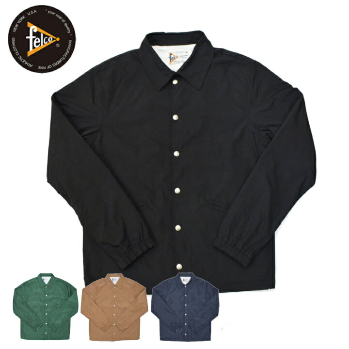 楽天市場】【4 COLORS】FELCO(フェルコ) NYLON COACH JACKET(ナイロン 