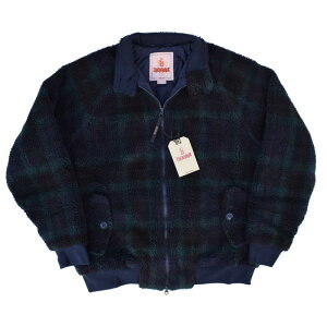 BARACUTA(�o���N�[�^) #G-9 TARTAN-CHECK FLEECE JACKET (G9 �^�[�^���`�F�b�N �t���[�X�W���P�b�g) BLACKWATCH
