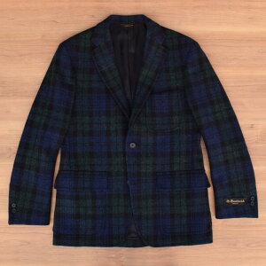 SOUTHWICK(TEXEBbN) yMADE IN U.S.Az3B TWEED JACKET "CAMBRIDGE" (AJ iԂ3{^ cC[hWPbg) IVY MODELiACr[f) BLACKWATCH / HARRIS TWEED(nXcC[h)