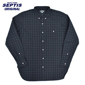 SEPTIS ORIGINAL(セプティズオリジナル) L/S B/D IVY SHIRTS(オリジナルアイビーシャツ 長袖ボタンダウンシャツ) BROAD BLACKWATCH (ブロードクロス / ブラックウォッチ)