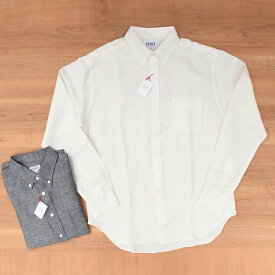 SERO(セロ) L/S B/D SHIRTS(長袖 ボタンダウンシャツ) LINEN(リネン/麻)