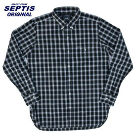 SEPTIS ORIGINAL(セプティズオリジナル) L/S B/D IVY SHIRTS(オリジナルアイビーシャツ 長袖ボタンダウンシャツ) BROAD / DRESS GORDODN (ブロードクロス / ドレスゴードン)