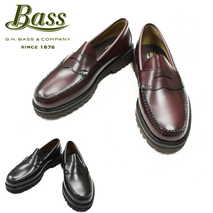 楽天市場 G H Bass バス Weejuns Logan Penny Loafer ウィージャンズ ペニーローファー Width E Rugged Sole ラグソール Select Store Septis