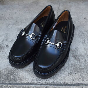 G.H.BASS(oX) WEEJUNS yLINCOLNz BIT LOAFER(EB[WY@rbg[t@[)(WIDTH E) BLACK(ubN) 11530W