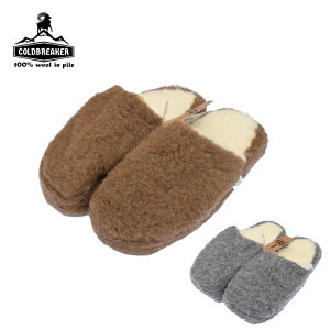 COLD BREAKER(�R�[���h�u���[�J�[) ROOM SANDAL / SLIPPER(���[���T���_�� / �X���b�p) WOOL BOA(�E�[���{�A)