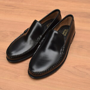 G.H.BASS(oX) WEEJUNS yVENETIANzCOBRA VAMP LOAFER(EB[WY@Ru@v[t@[)(WIDTH E) BLACK(ubN)