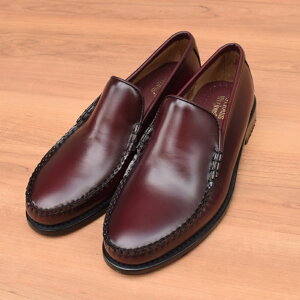 G.H.BASS(oX) WEEJUNS yVENETIANzCOBRA VAMP LOAFER(EB[WY@Ru@v[t@[)(WIDTH E) WINE(C)