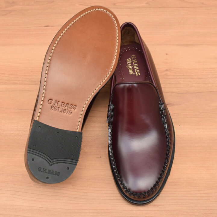 楽天市場】G.H.BASS(バス) WEEJUNS 【VENETIAN】COBRA VAMP LOAFER 