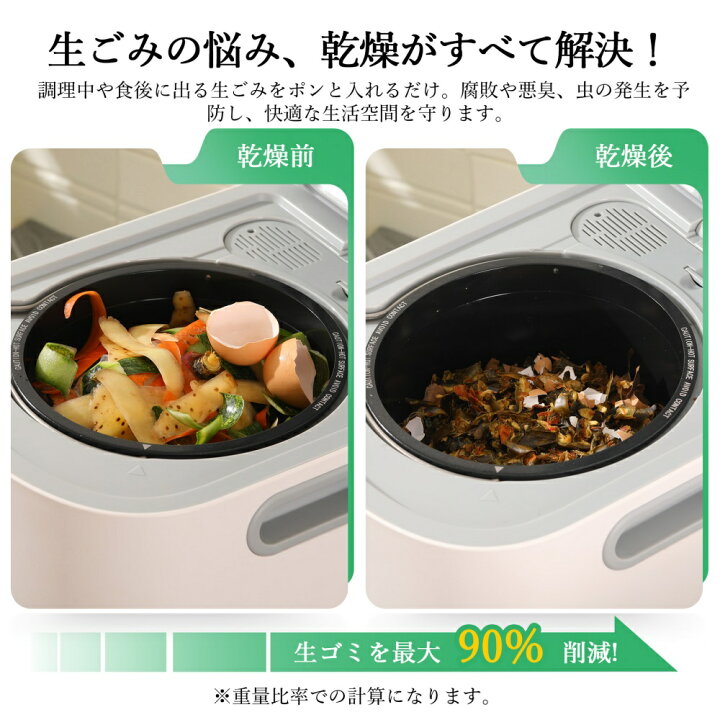 楽天市場】生ごみ処理機 生ごみ乾燥機 家庭用 生ごみ ゴミ 乾燥 粉砕機 