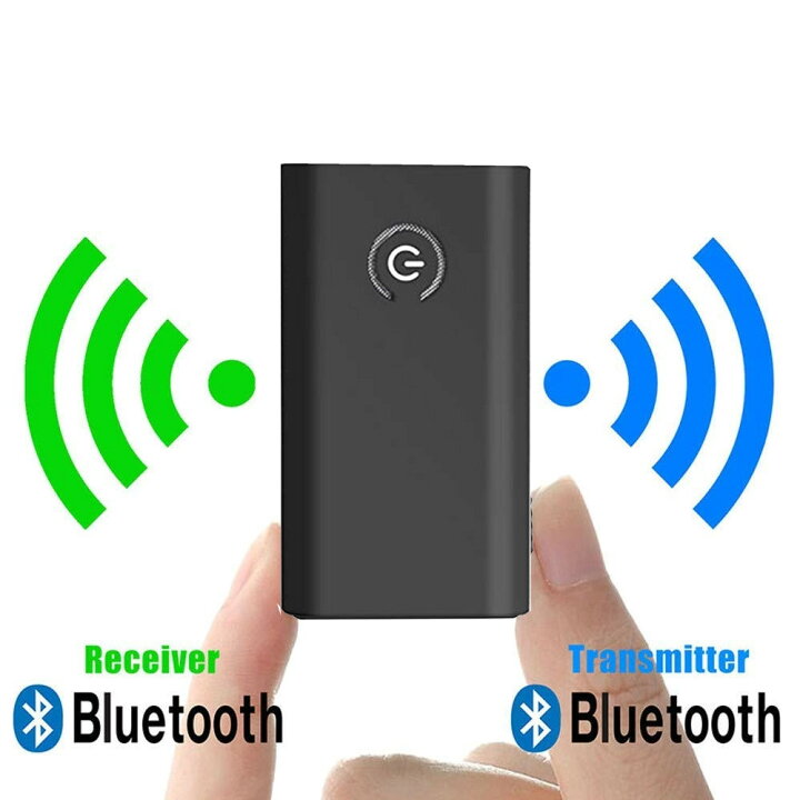 Bluetooth5.0 トランスミッター レシーバー Bluetooth 発信機 受信機 一台二役 ワイヤレス オーディオ 低遅延 小型  3.5mmオーディオケーブル付き スピーカー/イヤホン/テレビ/車 新生活 母の日 Seree Tech