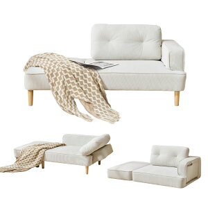 2-3人掛けソファー L字ソファー 組み合わせ ソファ 多機能ソファベッド ファブリック カウチ 自由レイアウト ダイニングソファー オ