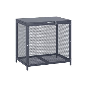 屋外ゴミ収納庫 メッシュデザイン ゴミ箱 屋外 ゴミ収集ボックス ごみ集積所 大容量 カラスよけ 野良猫対策 ゴミ荒らし防止 庭用可能