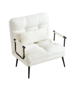 ソファベッド 折りたたみ 3WAY ファブリック生地 カウチソファー 肘付き 一人掛け カウチ リクライニング 一人暮らし 組立品