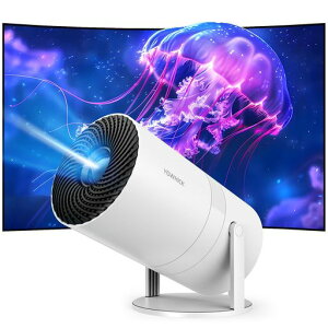 YOWHICK�v���W�F�N�^�[�ƒ�p�yAndroidTV���ځEAPP���p�\�E270°��]�z�v���W�F�N�^�[���^27000LM1080PWi-Fi64K�Ή��V�䓊�e������`�␳Bluetooth5.4HiFi�X�s�[�J�[�����z�[��