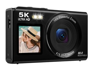 AiMike5K�f�W�J���X�}�z�ɑ����f�W�^���J����WIFI�]���@�\8000����f�f���A���X�N���[��64GB�}�C�N��SD�J�[�h�t��18�{�f�W�^���Y�[���I�[�g�t�H�[�J�X�@�\�E�F�u�J����19��ރt�B���^�[���c