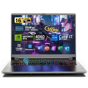 VETESAm[gp\RQ[~OCorei713RTX4060ő4.9GHzDDR516GB512GBNVMeSSD2025V16C`165HzFHD1200PQ[~Om[gPC