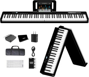 TERENCEdqsAm88Ր܂ݎ10WfAXs[J[o̓L[{[hsAmƓՃTCYfAFgm[/^/MIDI@\[d^gѕ֗foldingpianoy^/[obOt