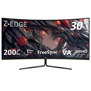 ZZ-Edge(�[���G�b�W)�Q�[�~���O���j�^�[�E���g�����C�h�Ȗ�30�^200HzVAWFHD(2560x1080)1msHDR10AMDFreeSync�Ή�����򒴔��^HDMIDP��ʕ����@�\�t���b�J�[�t���[