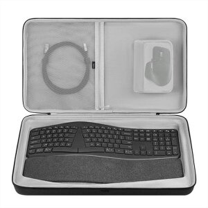 Geekria �n�[�h�V�F�� �g���x�� �L�������O �L�[�{�[�h �P�[�X�A���W�N�[�� Logicool ERGO K860 ���C�����X �G���S�m�~�N�X �L�[�{�[�h�AERGO K860 ����� MX Master 3S �}�E�X �P�[�X