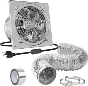 Okryain���C��150mm�啗�ʃ_�N�g�p���C���525m3/h�r�C�Z�b�g�t��ON/OFF�X�C�b�`�h���u�[�X�p��������