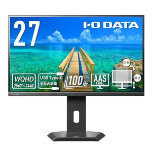 IODATAj^[27C`WQHD100HzType-CdUSBnuڏc]AASplubNȃXy[X
