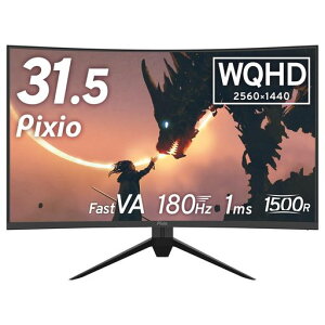 PixioPXC328Q[~Oj^[31.5C`180HzWQHDFastVApȃsNVIj^[